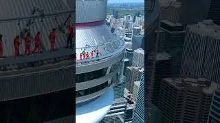 Who wanna try #cntower edge walk?