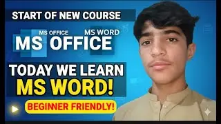 Learn MS Word Step by Step | MS Office Course for Beginners