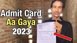 ADMIT CARD AA GAYA || #bihar #exam #vlog