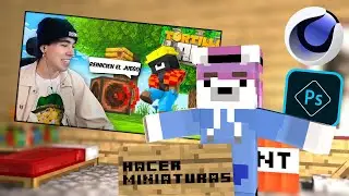 como hacer miniaturas tipo spreend y mikecrack 3D  &iexcl; FACIL