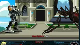 police mech v spider