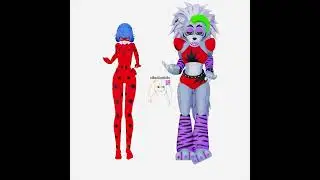 MMD FNAF SECURITY BREACH X Miraculous Party Hips