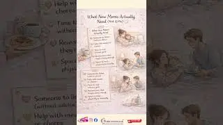 What new moms actually need (not gifts) 🤍