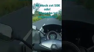 Nmax V1 Top speed! Stock cvt and engine