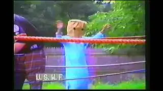 USWF- Rosebud having some fun. Rhode Island backyard wrestling.