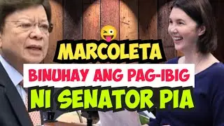 ◾Senator Marcoleta cited a love story of Senator Pia to the supreme court impeachment decision 