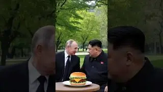 When Trump Steals Their Food&hellip; World Leaders Get the Ultimate Cartoon Revenge! 🍔🍗 #trump #putin
