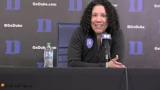 Duke Kara Lawson on her team winning despite bad shooting day vs Pitt