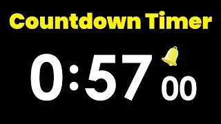 57 Minute Countdown Timer with Alarm #timerstore #57m #countdown