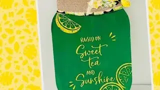 RAISED ON SWEET TEA & SUNSHINE (Chalk Couture)