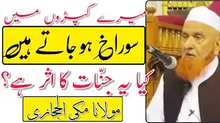 Mere Kapdon Mein Apne Aap Surakh Ho Jate Hein Kya Ye Jinnat Ki Shaitani Hai | Maulana Makki Sahab |