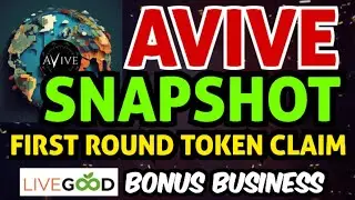 AVIVE FIRST ROUND OF TOKEN CLAIM I AVIVE SNAPSHOT DATE I PASS KYC PHASE 1 and 2 of AVIVE