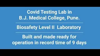 COVID Testing Lab | B.J. Medical College | Pune