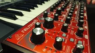 Behringer Neutron patch - Stranger things-style synth