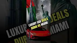 Luxury Car Deals Dubai Vs Miami #lamborghini #huracanevo #lamborghiniurus