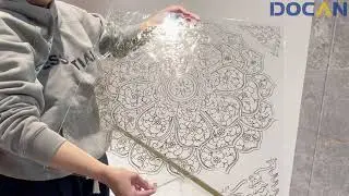 UV Varnish Printing & Hot Foil Stamping on Glass | DOCAN UV Flatbed Printer
