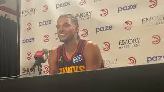 Atlanta Hawks&rsquo; Asa Newell Media Day Availability 