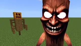 Аддон Страшный Тунг Тунг Сахур в Minecraft PE Bedrock