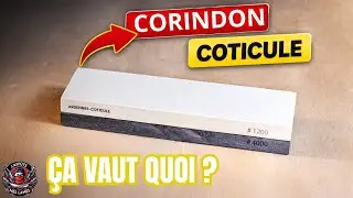 Pierre Corindon / Coticule bleue : présentation et test d'affûtage