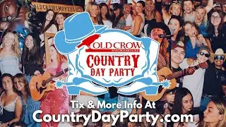 Old Crow's Country Day Party: Live Band, Welcome Drink & Shot!