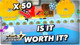 All Star Tower Defense Opening 50+ SNOW CAPSULES