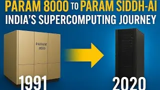 India's Fastest Supercomputer | Param 8000 to PARAM Siddhi-AI | Feature & Power Explained