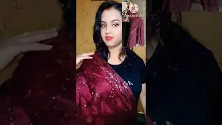 Flipkart party wear saree haul/review..#sequence work saree haul..#youtubeshorts #viral #shorts