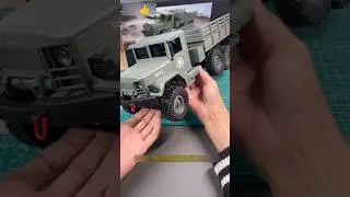 RC Military Truck 6wd off-road Rock Crawler Army Car #shorts#unboxingrctruck#freddytoys#reviewtruck
