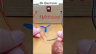 4000 High voltage and DC motor#experimnent #diy #tech #trending #