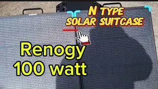 Renogy 100 watt N type solar panels testing how they work in low light conditions #solarenergy 