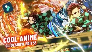 Cool Slideshow Edit for Anime Videos in Filmora 🔥