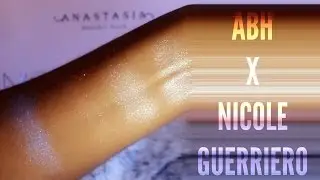 Nicole Guerriero Glow Kit by Anastasia Beverly Hills Cheek & Eyelid Swatches Video I ByBare