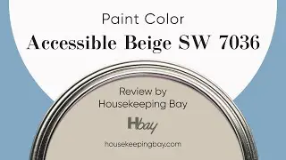 Accessible Beige SW 7036 | Neutral | Coordinating Colors, Trim, Colors That Go With & Undertones