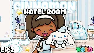 BUILDING CINNAMON&rsquo;S DREAM HOTEL ROOM!! ⭐️☁️|| EPISODE 2🩵|| VOICED 🎙️|| Yumi&rsquo;s World 🥝⭐️