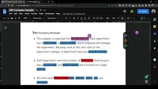 Entity Relationship Diagram - ERD Example | ERD حل مثال عملي علي ال
