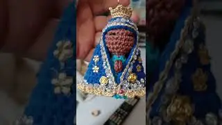 nossa senhora Aparecida passo a passo decoração do manto .