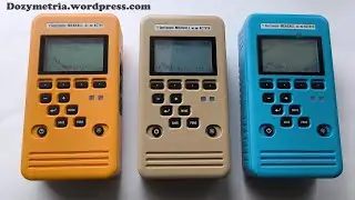 Spectrometer MEASALL KC761 KC761B KC761C Radioactive thorium-232 spectrum comparison 