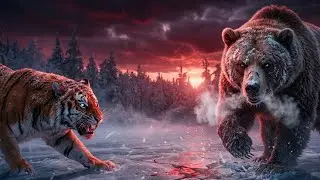 Tiger vs. Zalaar: The Blood Snow Throne &ndash; AI Short Film (4K)