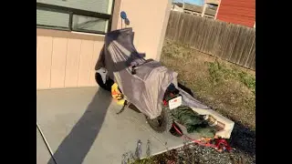 My Low Budget Motorcycle Camping Setup #grom #camping #motorcyclecamping #mysetup #accessories #ride