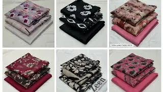 ZEEN ORIGINAL 3PC🌹 PRINTED LAWN SHIRT🌹PRINTED VOIL LAWN DUPATTA🌹 CAMBRIC TROUSER🌹