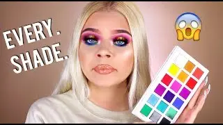 ONE PALETTE MAKEUP CHALLENGE! | Tina Halada
