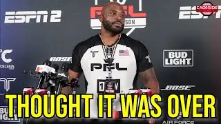 Tyrell Fortune Reacts to Near Finish in the First Round | PFL Regular Season