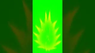 green screen super Saiyan charge