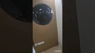 Black Balloon Inflating And Fly Away! please like and subscribe #fun #viral #balloon #pop #shorts