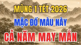 MÙNG 1 TẾT MẶC ĐỒ MÀU NÀY, CẢ NĂM MAY MẮN KHÓ AI NGỜ