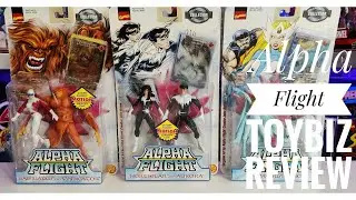 Alpha Flight action figure review Toybiz #actionfigurereview #toybiz #marvel