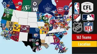 NHL,NFL,NBA,MLB,MLS,CFL ACTIVE TEAMS CURRENT LOCATION 20226