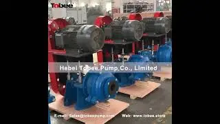 Tobee Rubber Lined Electric driven Slurry Pump 4/3 D-AHR