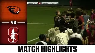 Oregon St. vs. Stanford Match Highlights | 2025 ACC Men's Soccer
