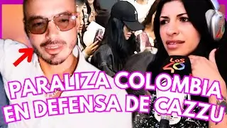 J BALVIN PARALIZA COLOMBIA en DEFENSA DE CAZZU tras ATAQUES DE PERIODISTA EN SU LLEGADA A COLOMBIA